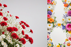 Floral frame Nature flower