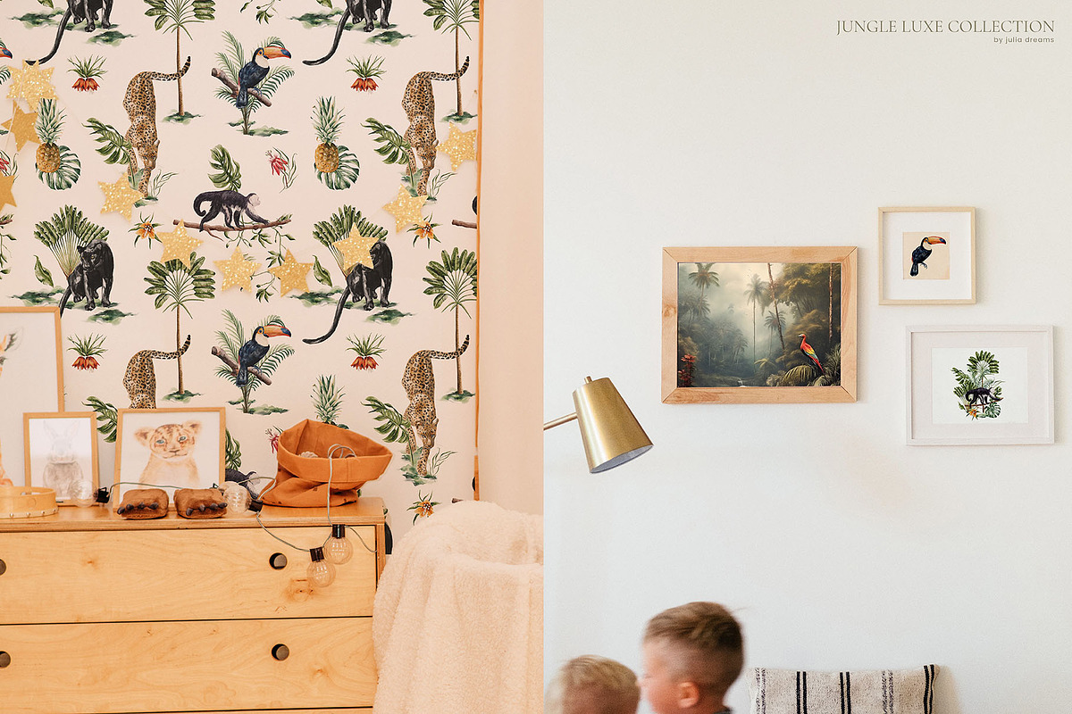 Jungle Luxe Watercolor Collection, an Object Graphic by Julia Dreams (Photo 11 of 12)