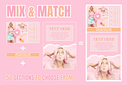 Pastel Peach Instagram Templates, an Email Template by SunshineStudioBoutique (Thumbnail 4 of 9)