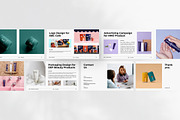 Portfolio PowerPoint Template, a Presentation Template by Design18th (Thumbnail 6 of 9)