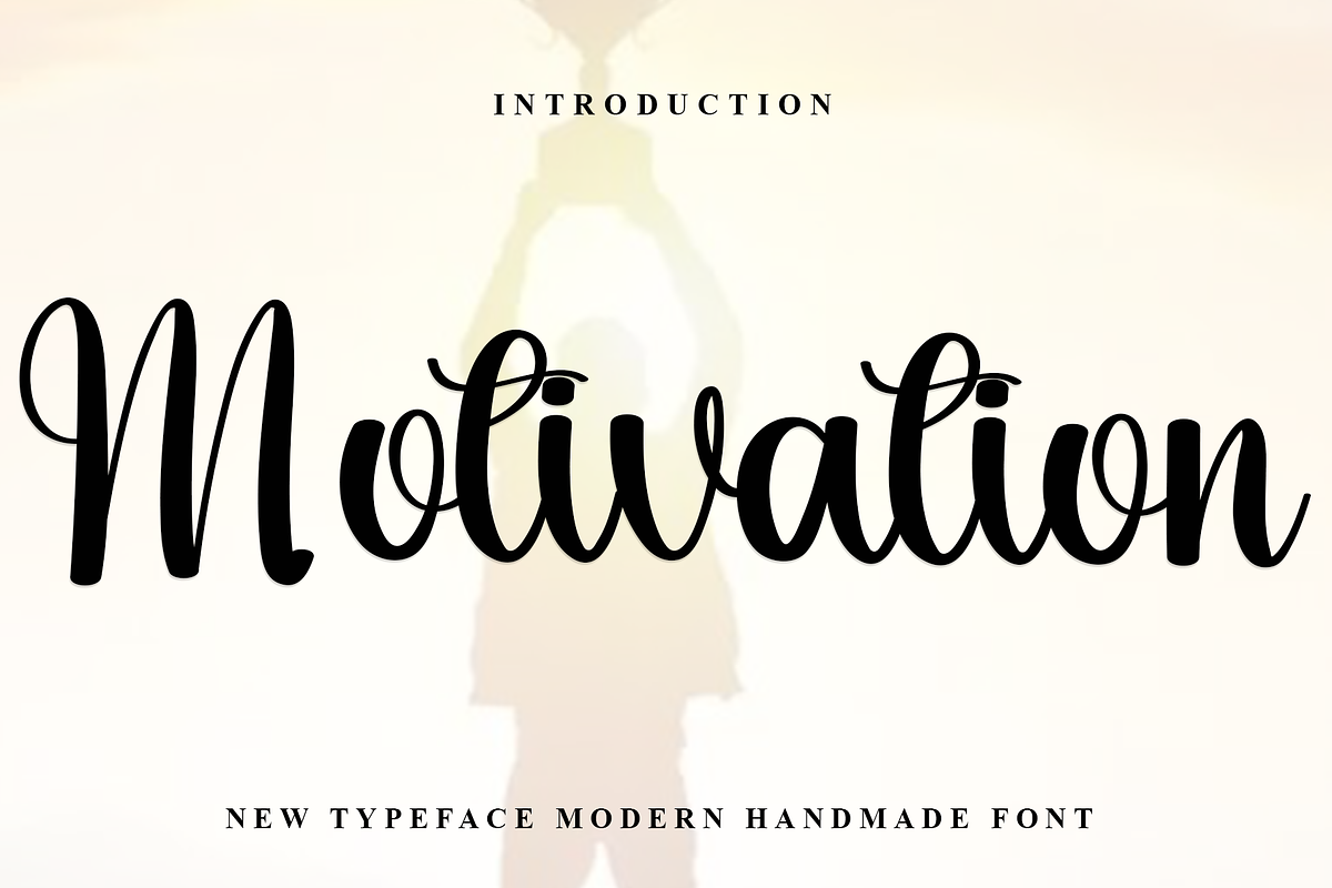 Motivation, a Handwritten Font by FreshTypeINK (Photo 1 of 6)