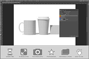 Mug Cup Card Brand Coffee PSD, a Cups & Container Mockup by Bruno's Shop (Thumbnail 2 of 3)