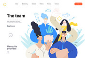 Memphis Business, vector illos, a Templates & Theme by Grivina's shop (Thumbnail 20 of 27)