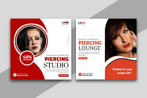 Piercing Shop Social Media Post
