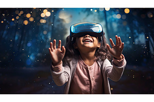 immersive preschool technology ai, a Technology Photo by pikepicture