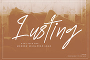 Lusting script, a Script Font by Fontsgood (Thumbnail 1 of 5)