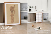 Modern Kitchen Interior Frame Mockup, a Product Mockup by ArtwithFrame (Thumbnail 4 of 16)