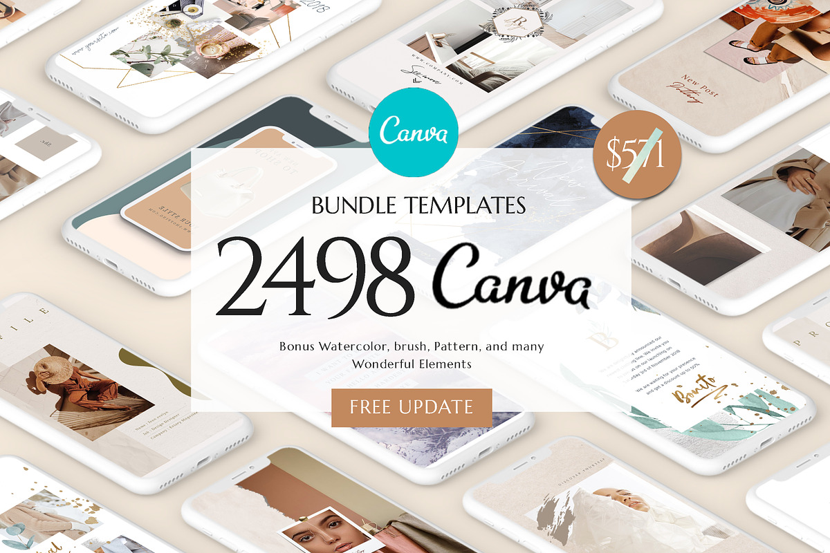 CANVA Bundle Social Media Pack, a Social Media Template by Eviory (Photo 1 of 31)