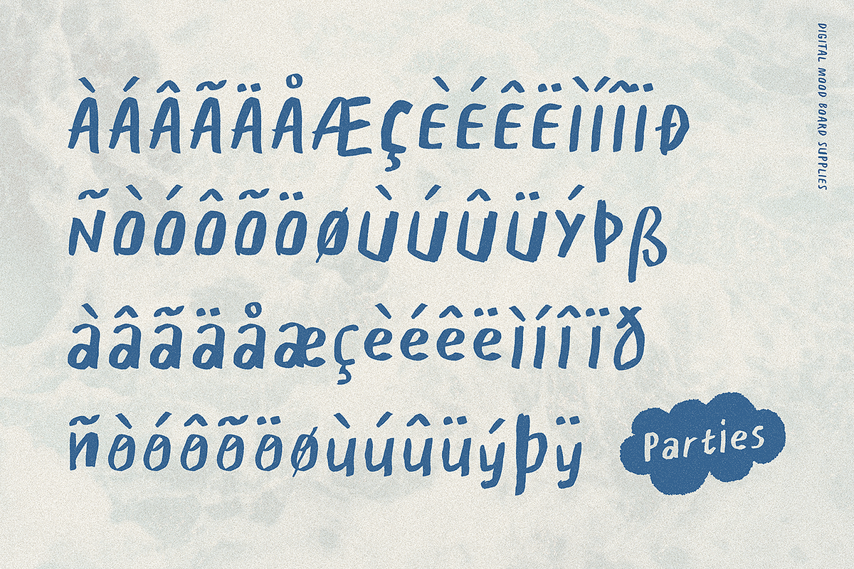 Arestia - rough handwritten font, a Handwritten Font by Typeparties (Photo 5 of 5)