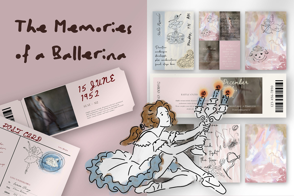 The Memories of a Ballerina, an Object Graphic by The Journey Atelier (Photo 1 of 37)