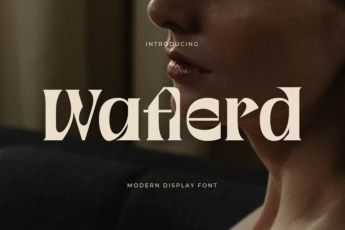 Waflerd Modern Display Font, a Serif Font by Letterena Studios (Photo 1 of 15)
