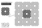 Seamless Geometric Patterns Bundle, a Pattern Graphic by Twinbrush (Thumbnail 4 of 15)