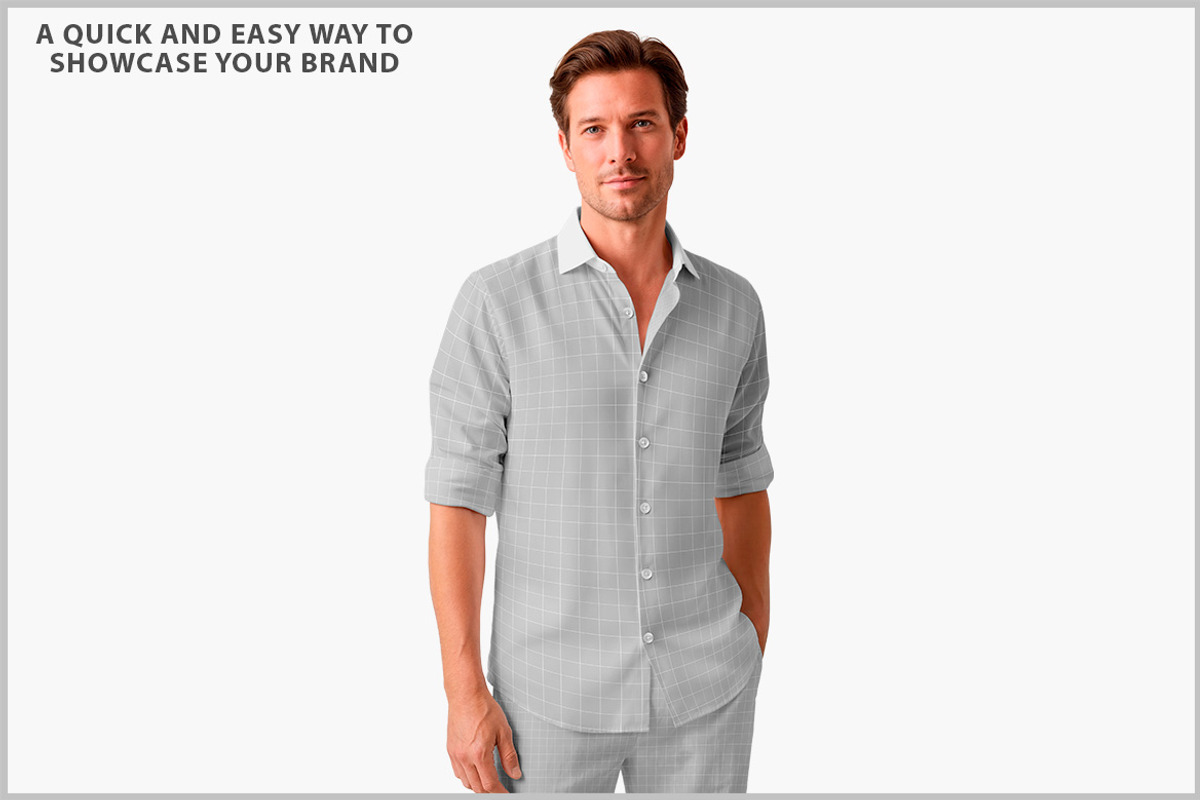 Rolled Sleeve Shirt Mockup PSD, a Shirt Mockup by Bruno's Shop (Photo 2 of 4)