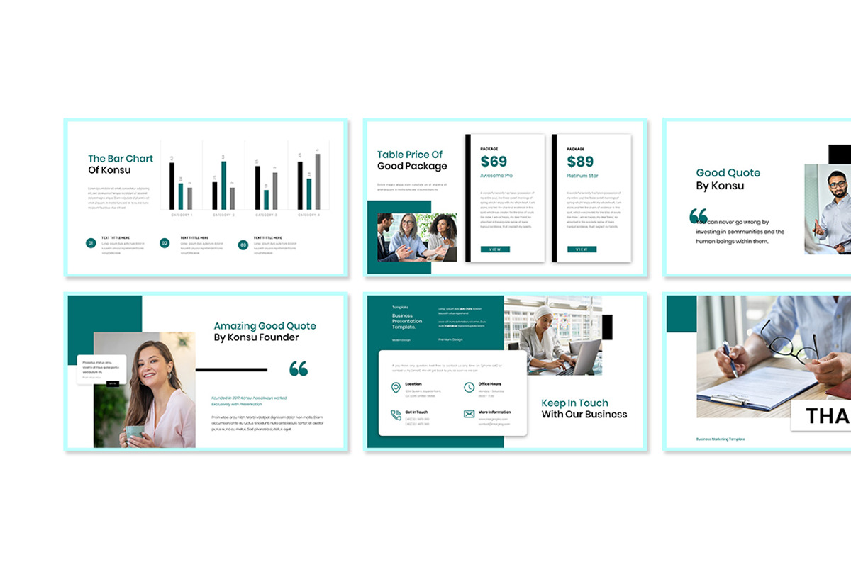Konsu Business Presentation, a Presentation Template by Analogous Temp (Photo 5 of 5)