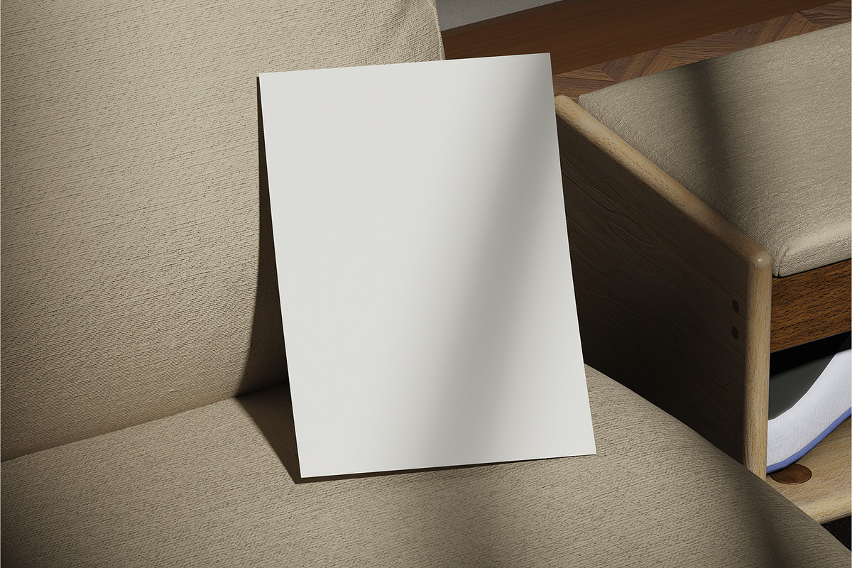 A4 Furniture Flyer Mockup, a Books & Magazine Mockup by Permadi Creative (Photo 4 of 5)
