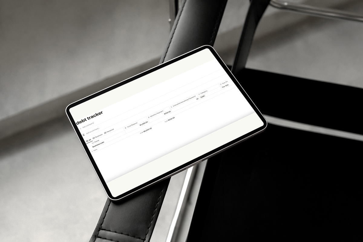 Finance Tracker for Notion, a Templates & Theme by OHSIA by Demri Rayanne (Photo 11 of 11)