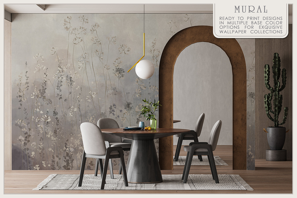 Fresco collection Wild Flowers, a Wallpaper Graphic by Natalia0307 (Photo 11 of 18)