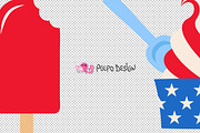 4th of July Ice Cream SVG, an Object Graphic by PolpoDesign (Thumbnail 3 of 5)