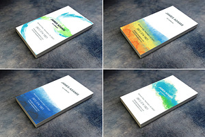 15 Watercolor Business Cards