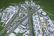 Residential and Industrial UrbanArea, an Architecture 3D Model by 3DNUTS (Thumbnail 1 of 21)