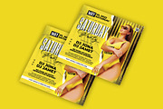 Hot summer flyer. Dance fever!, a Flyer Template by CocoDesign (Thumbnail 2 of 2)