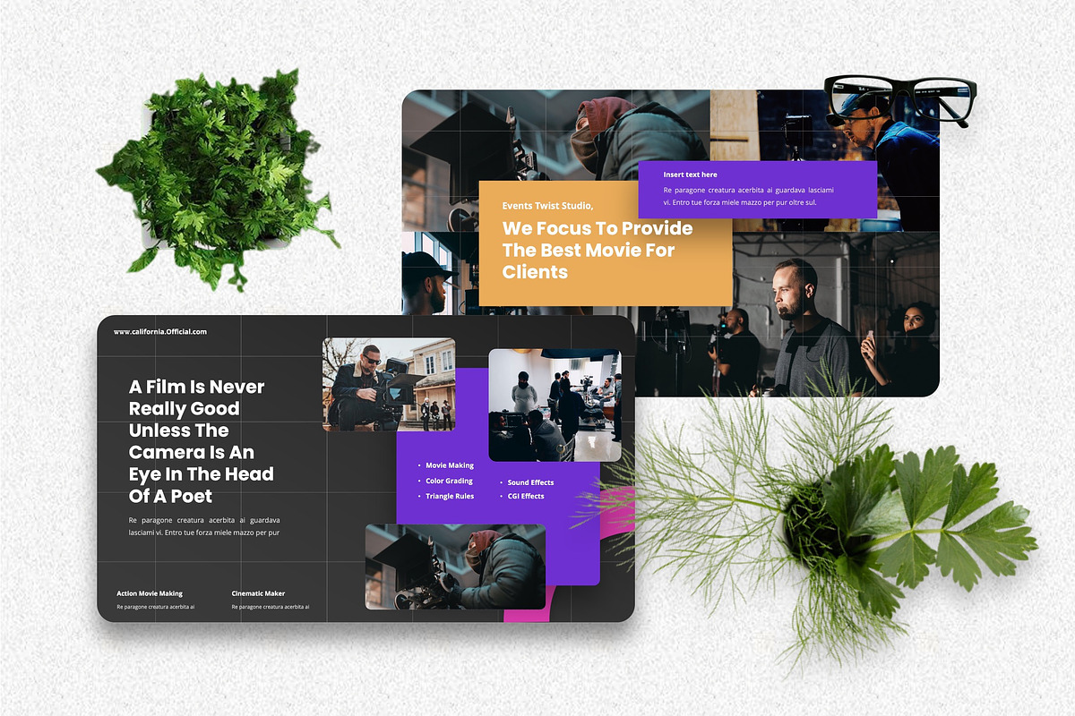 Twist - Movie Studio Keynote, a Presentation Template by Dhabee (Photo 2 of 7)