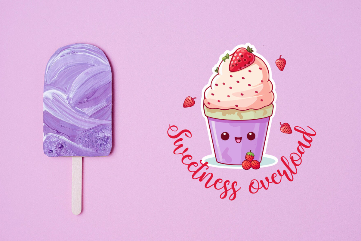 Cute and fun Ice cream design bundle, an Object Graphic by Doodle emporium (Photo 8 of 14)