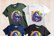 Vibrant unicorn with a spiral horn, an Animal Illustration by yod67 (Thumbnail 7 of 9)