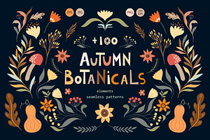 Autumn botanicals collection