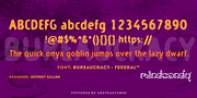 Bureaucracy™, a Font by MINDCANDY (Thumbnail 3 of 4)
