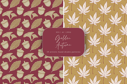 Golden Autumn Patterns Collection