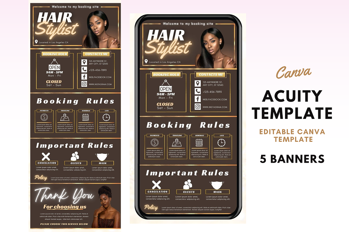 Acuity Scheduling Template, a Templates & Theme by TimCanvaTemplate (Photo 1 of 4)