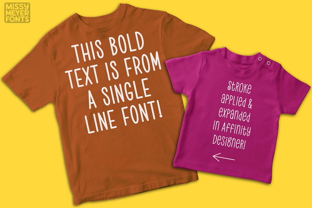 Pickled Limes Line: single-line font, a Handwritten Font by Missy Meyer (Photo 4 of 8)