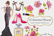 Watercolor Clipart. Style is Forever, an Illustration by My Creative Atelier (Thumbnail 2 of 3)