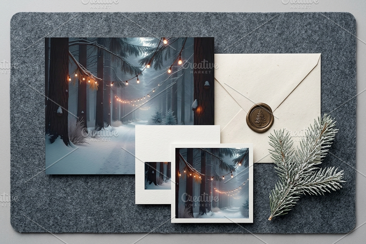Winter Wonderland Path | Stock Photo, a Holiday Photo by Aura Canyon HQ (Photo 6 of 7)