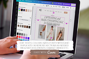 UGC Website Template for Canva, a Landing Page Template by vectorocean (Thumbnail 8 of 11)