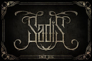 Sadis Typeface+Extras, a Blackletter Font by Dikas Studio (Thumbnail 1 of 10)