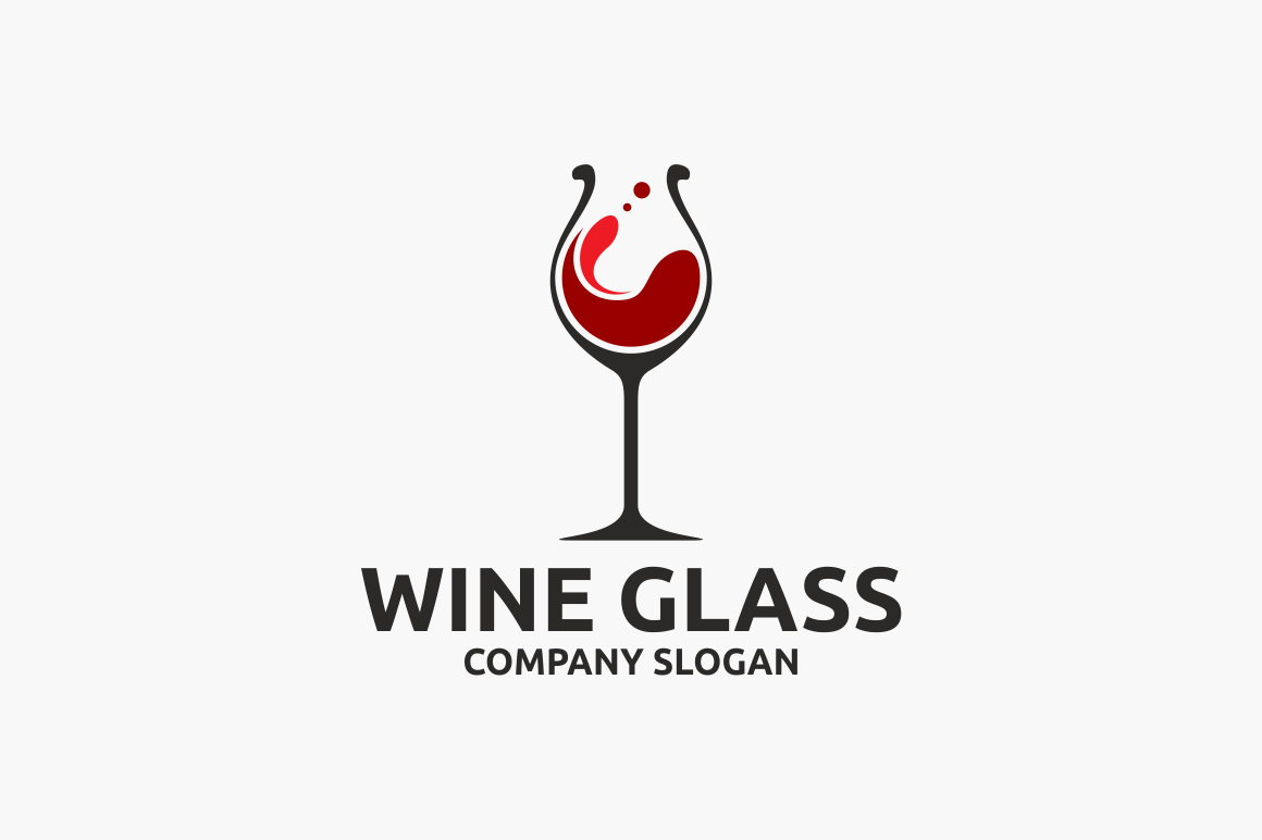 Wine Glass, a Branding & Logo Template by Brandlogo