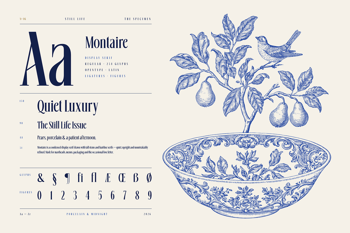 Montaire - Old Money Serif, a Serif Font by HipFonts (Photo 8 of 20)