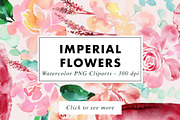 Imperial - 39 Watercolor Floral Set, an Illustration by Heartmade by Claudia (Thumbnail 1 of 5)