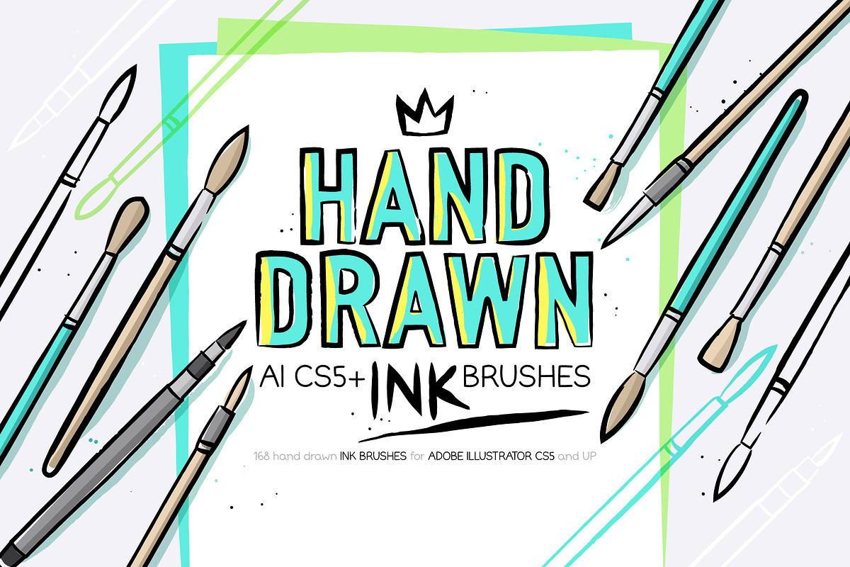 Hand Drawn Ink Brushes, a Brush Add-On by Side Project (Photo 1 of 7)