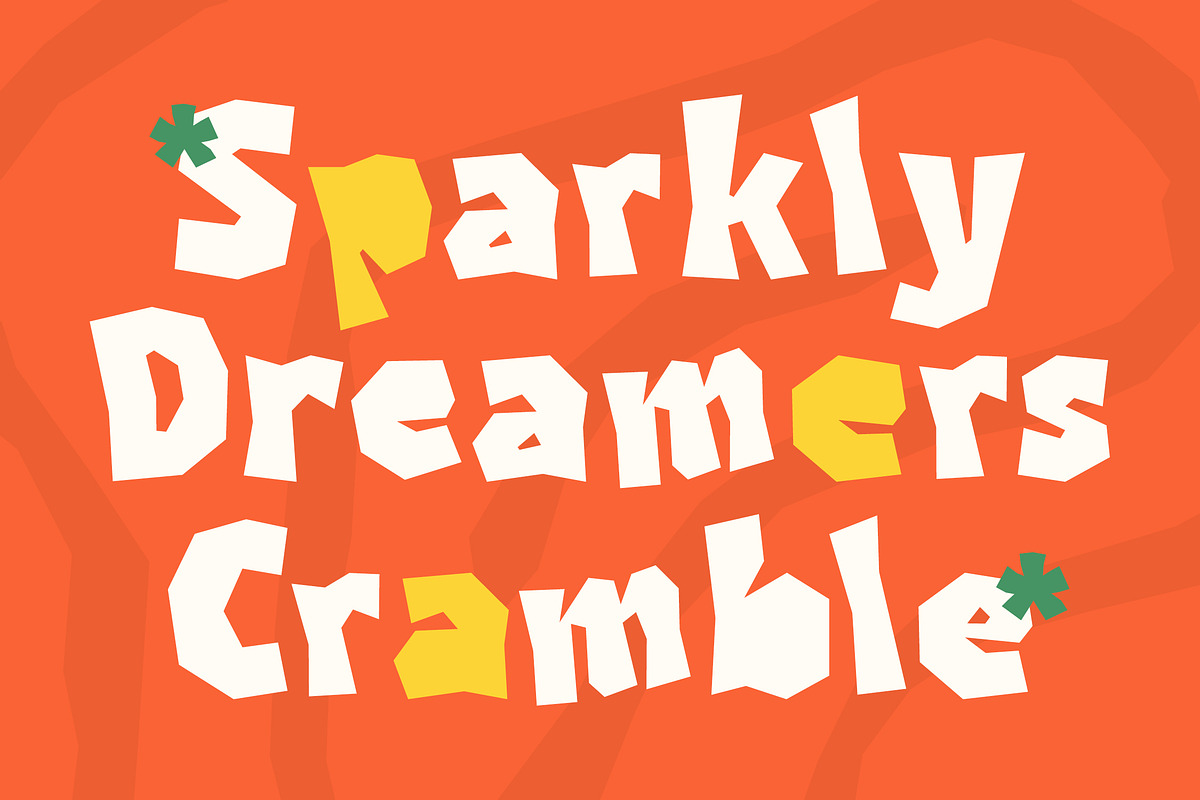 Bonfira - Bold Papercut Craft Font, a Handwritten Font by Typia Nesia (Photo 4 of 10)