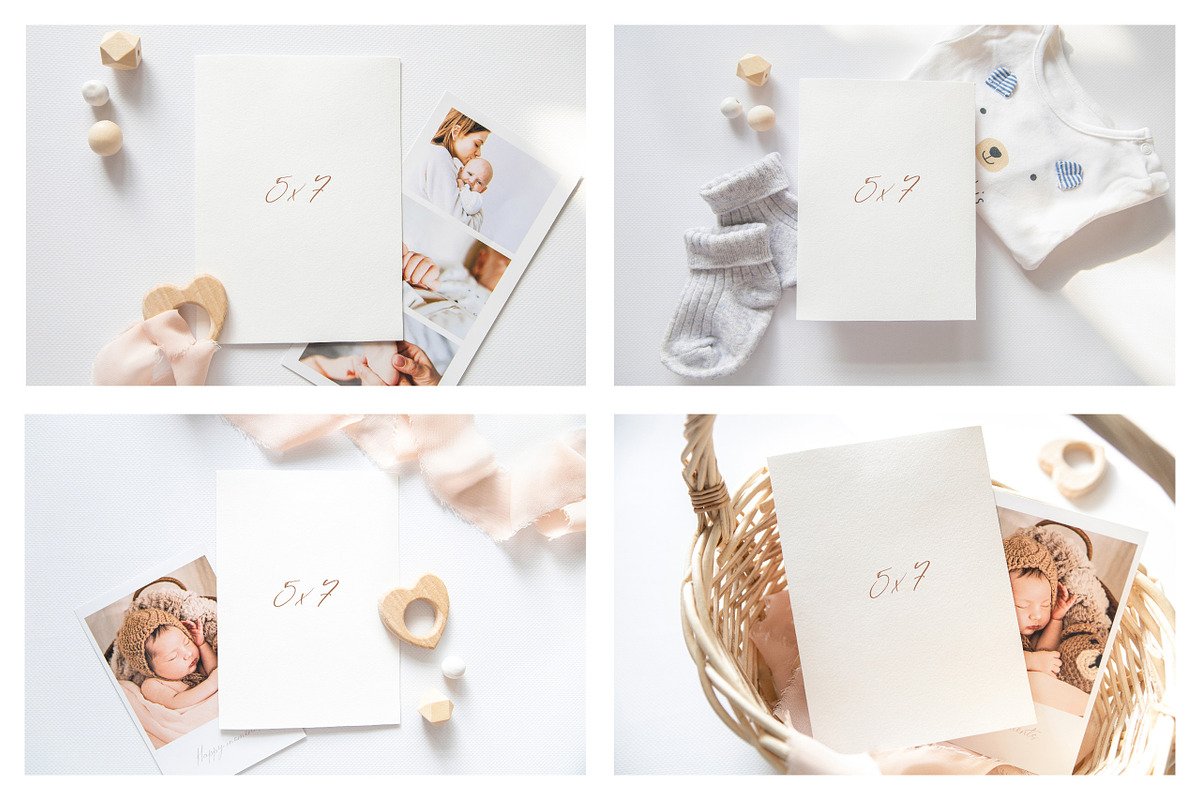 Baby Shower Mockup Bundle, a Product Mockup by ILoveMockupDesign (Photo 2 of 10)
