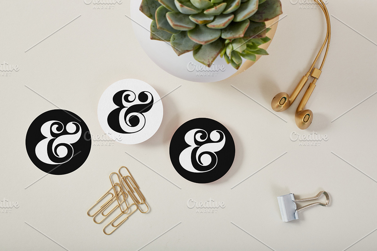 Ground Breaker Circular Cards, a Product Mockup by Construct Supply Co.
