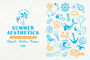 Summer aesthetics. Vector Clipart, an Object Graphic by VerAna (Thumbnail 1 of 11)