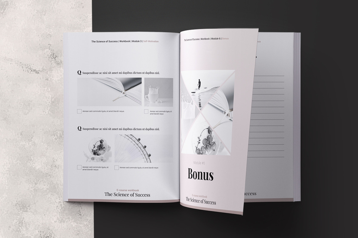 E-course Workbook InDesign Template, a Magazine Template by 3.14&Co (Photo 8 of 12)
