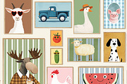 Nursery Print Bundle, a Background Graphic by Artemsky (Thumbnail 2 of 24)