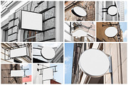 10 Signs Mockup Restaurant & Coffee, a Mockup by forgraphic™ (Thumbnail 2 of 5)
