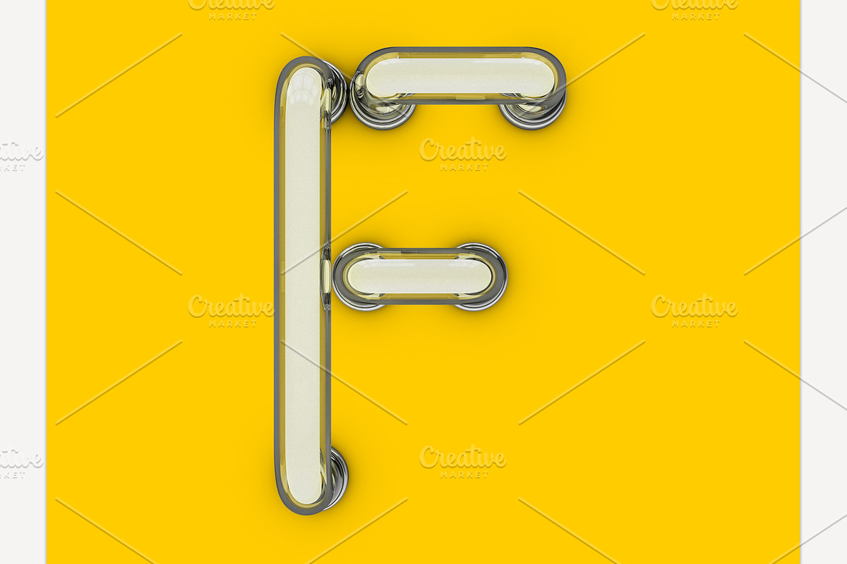 Neon tube font, an Object Graphic by 3D Graphics Shop (Photo 3 of 38)