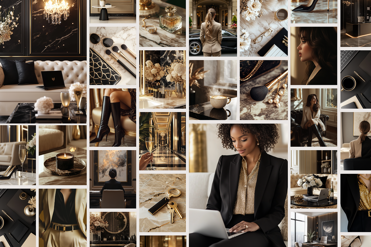 Business Woman Images Black & Gold, a Business Photo by Jennifer Magri Templates (Photo 2 of 7)